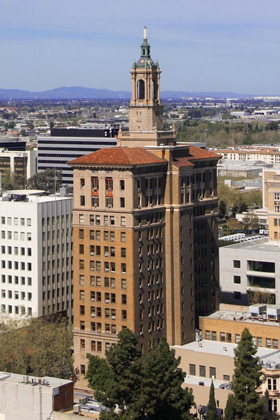 Band of Italy Building from the air